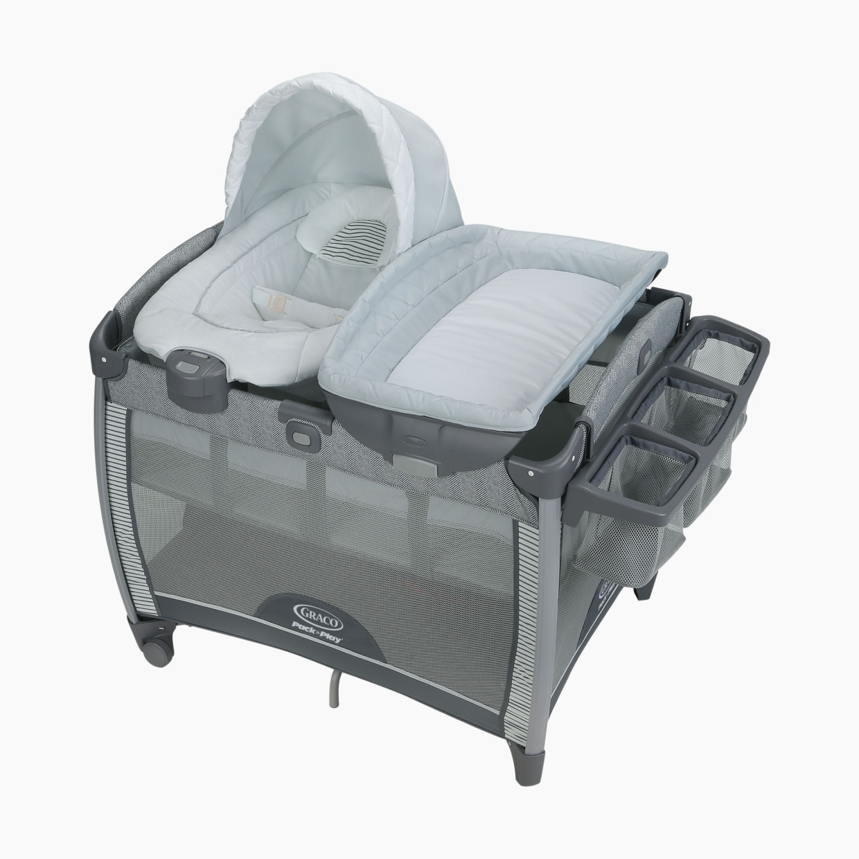 Graco Pack 'n Play Quick Connect Playard with Portable Bouncer - Raleigh (Discontinued).