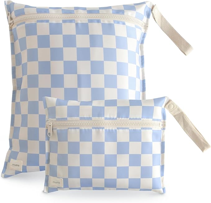 mushie Water Resistant Wet Bags.