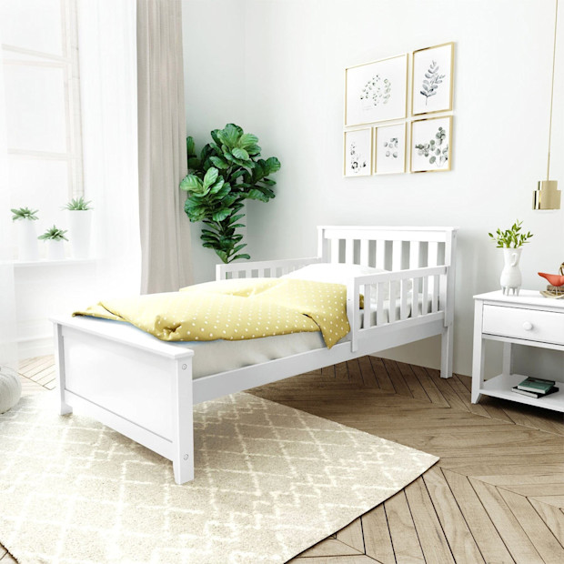 Max and Lily Twin Bed with Guard Rails.