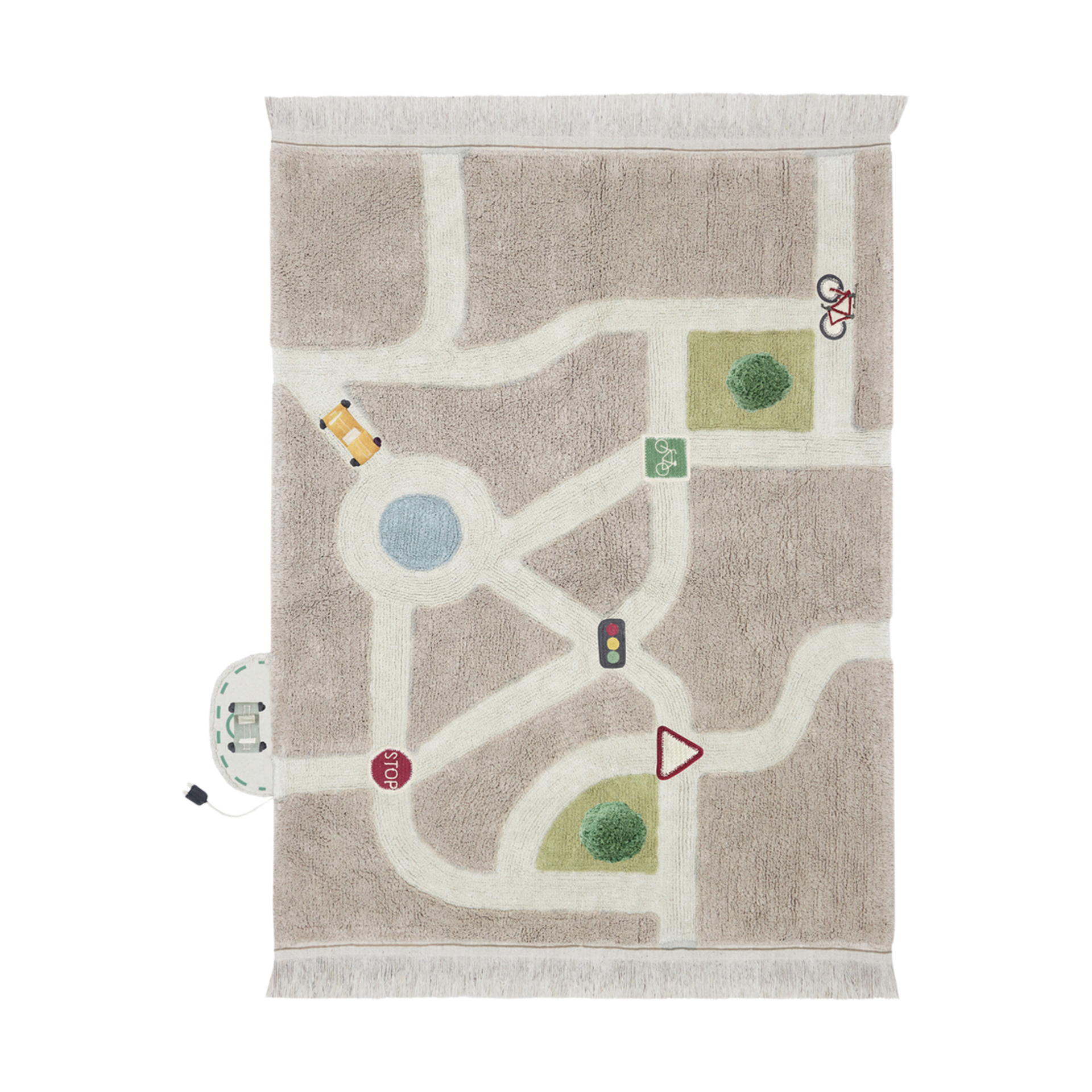 Lorena Canals Eco-City Washable Play Rug.