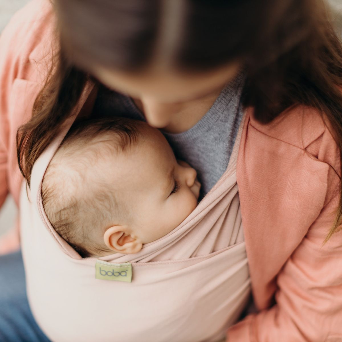 Boba Serenity Light Baby Wrap Carrier - Bloom.