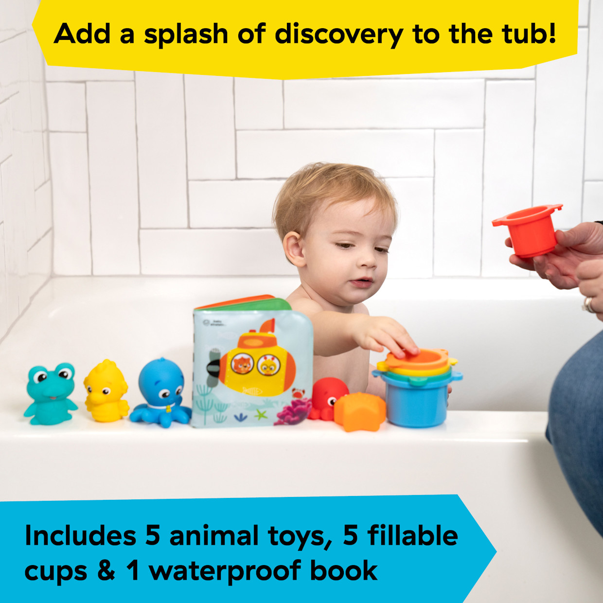 Baby Einstein Opus Bath Pals 11-Piece Bath Gift Set.