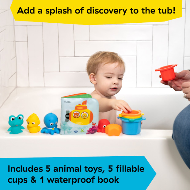 Baby Einstein Opus Bath Pals 11-Piece Bath Gift Set.