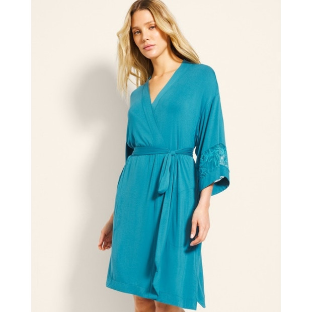 Soma Cool Nights Robe With Lace - $39.50.