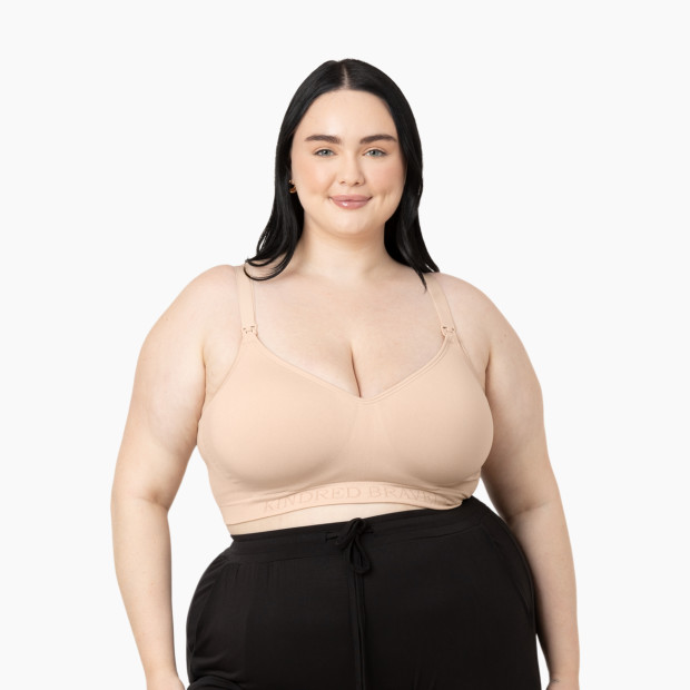  Kindred Bravely Simply Sublime Busty Seamless Nursing Bra  For F, G, H, I Cup Wireless Maternity Bra