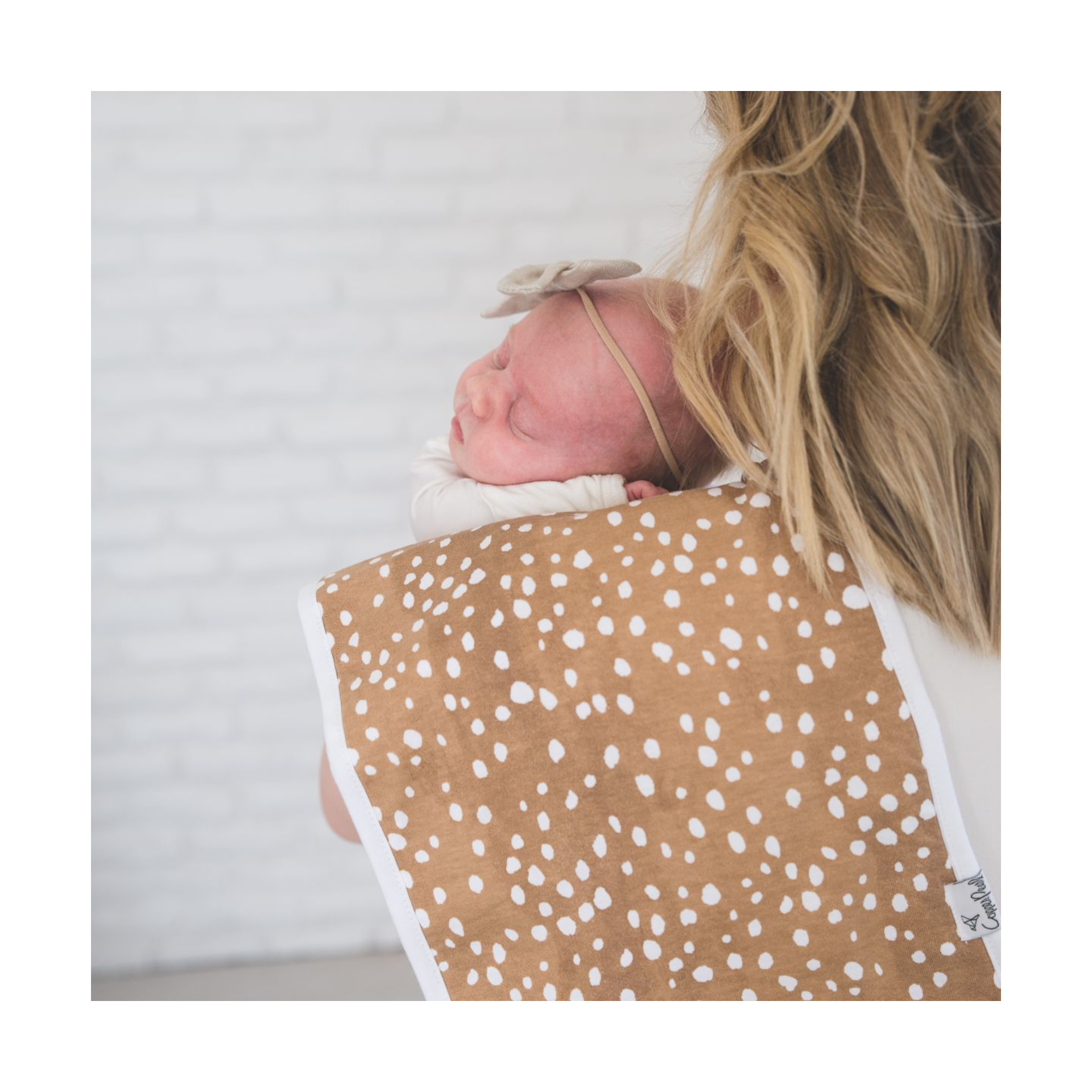 Copper Pearl Printed Burp Cloth Set - Autumn.