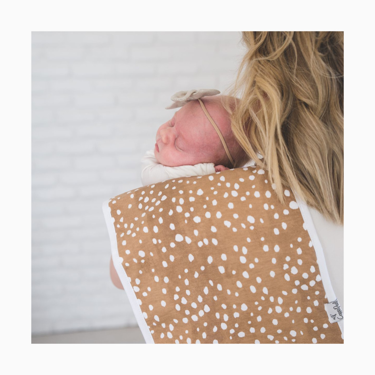 Copper Pearl Printed Burp Cloth Set - Autumn.