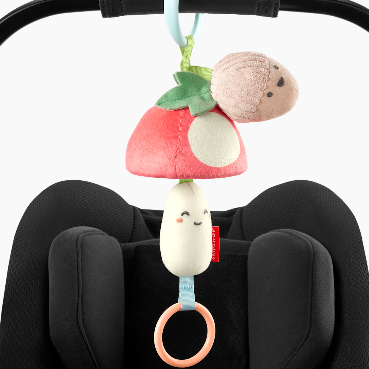 Skip Hop Farmstand Jitter Stroller Toy - Mushroom.