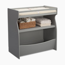 Delta Children Gateway 2 in 1 Changing Table Storage Unit Grey