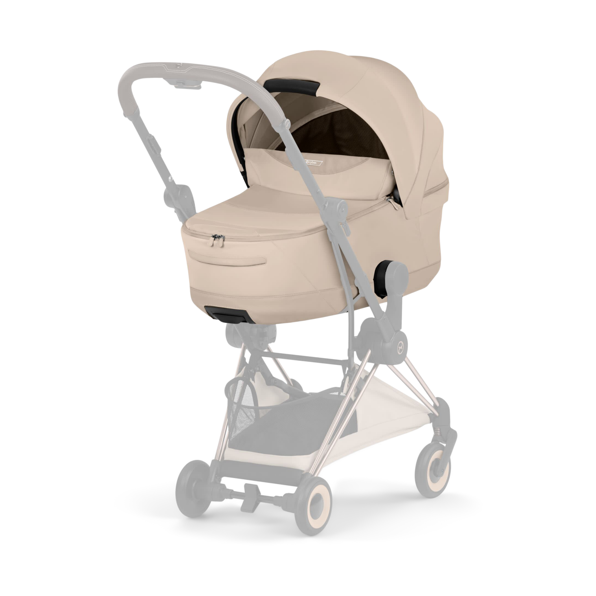 Cybex MIOS/COYA Fold Lux Carry Cot Style Collection - Cozy Beige.