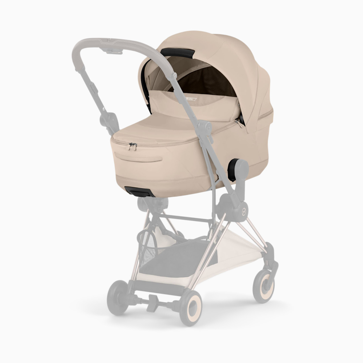 Cybex MIOS/COYA Fold Lux Carry Cot Style Collection - Cozy Beige.