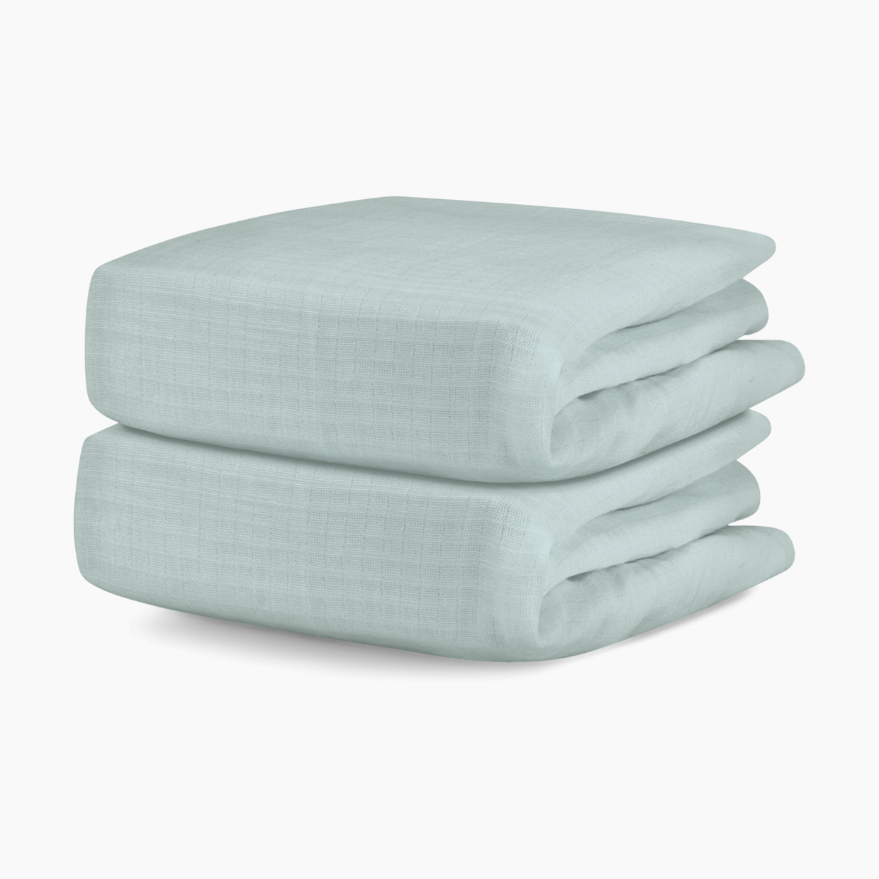 Newton Baby 2-Pack Organic Cotton Breathable Mini Crib Sheets - Sage.
