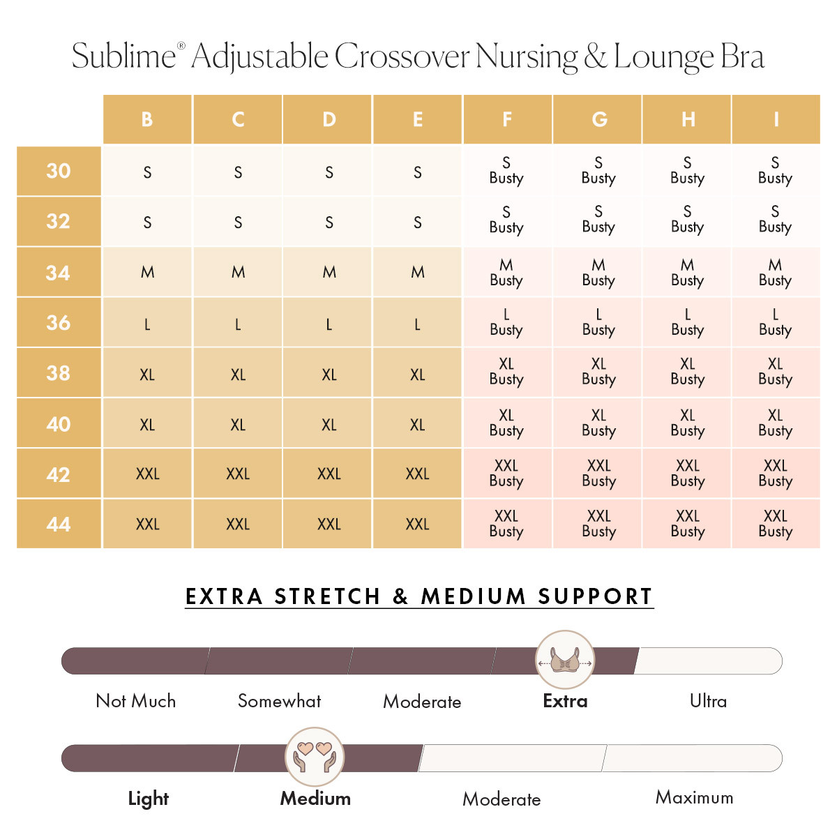 Kindred Bravely Sublime Adjustable Crossover Nursing Bra For Breastfeeding - Black, 1X.