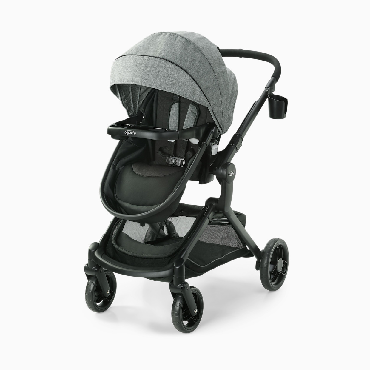 Graco Modes Nest Stroller and GoMax Baseless Infant Car Seat Bundle.