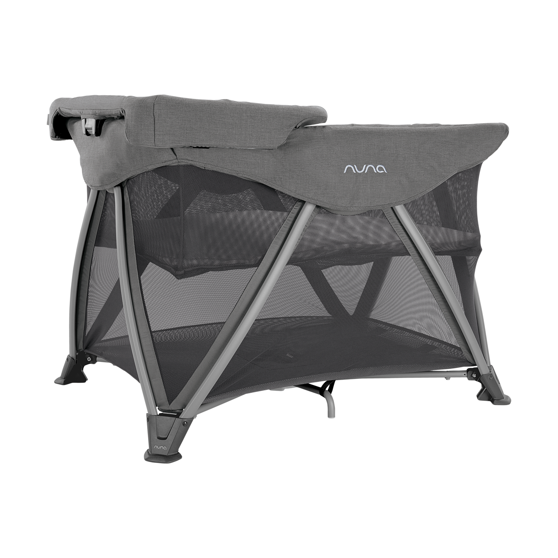 Nuna Sena aire Travel Crib with Changer Granite Babylist Shop