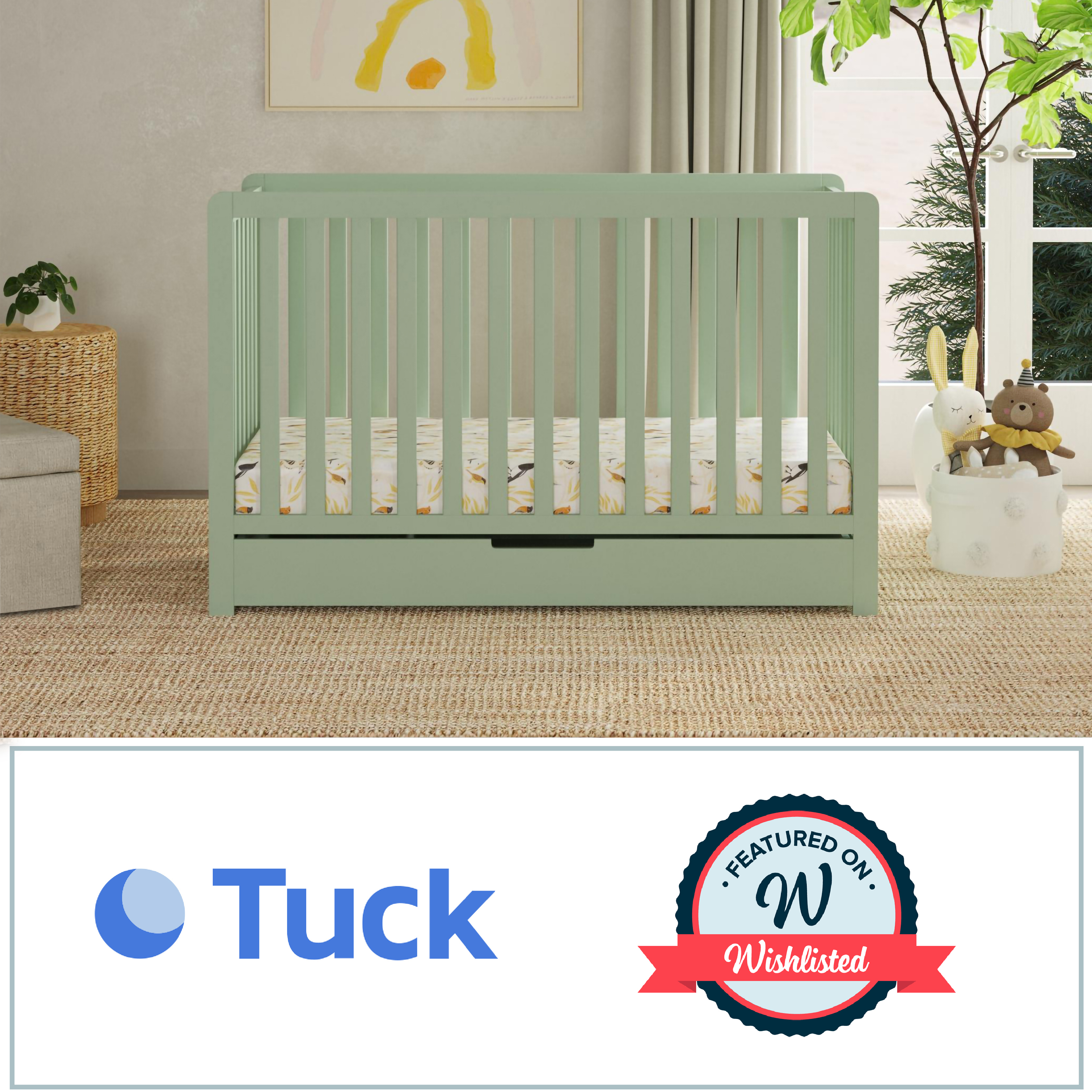 Carter's by daVinci Colby 4in1 Convertible Crib with Trundle Drawer