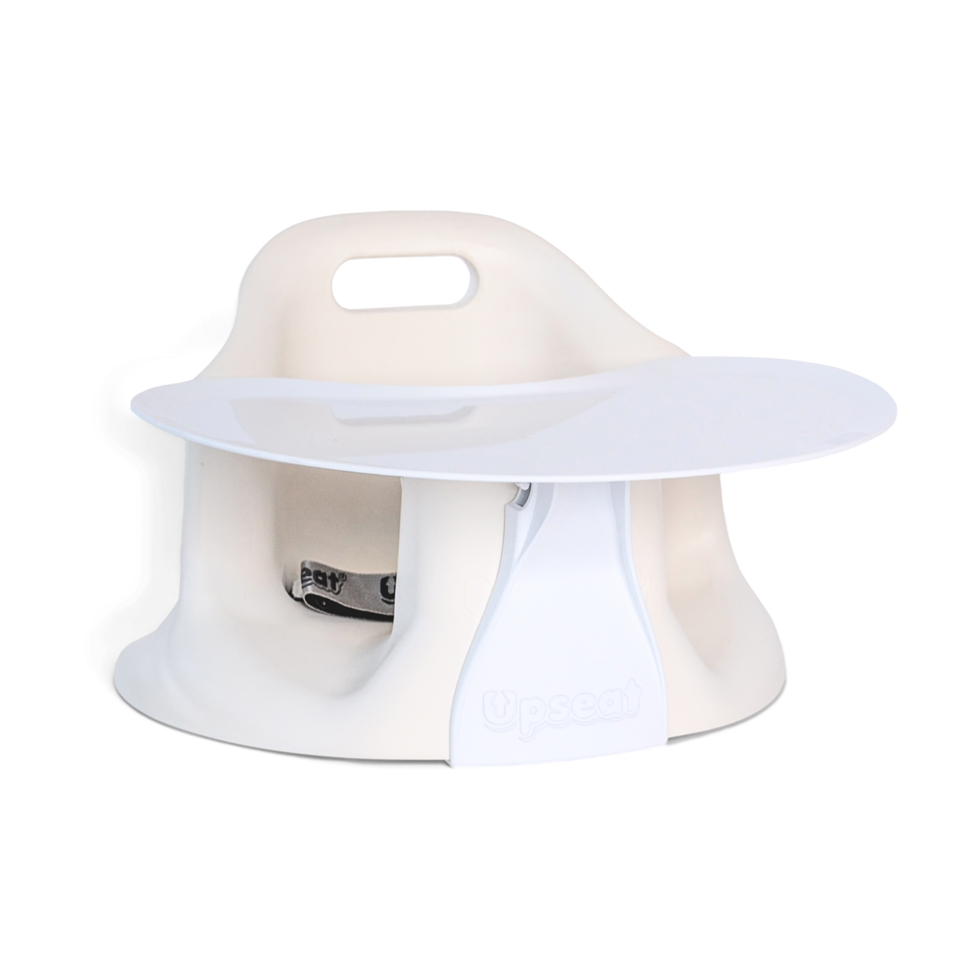 Upseat Baby Floor & Booster Seat with Tray - Coconut.