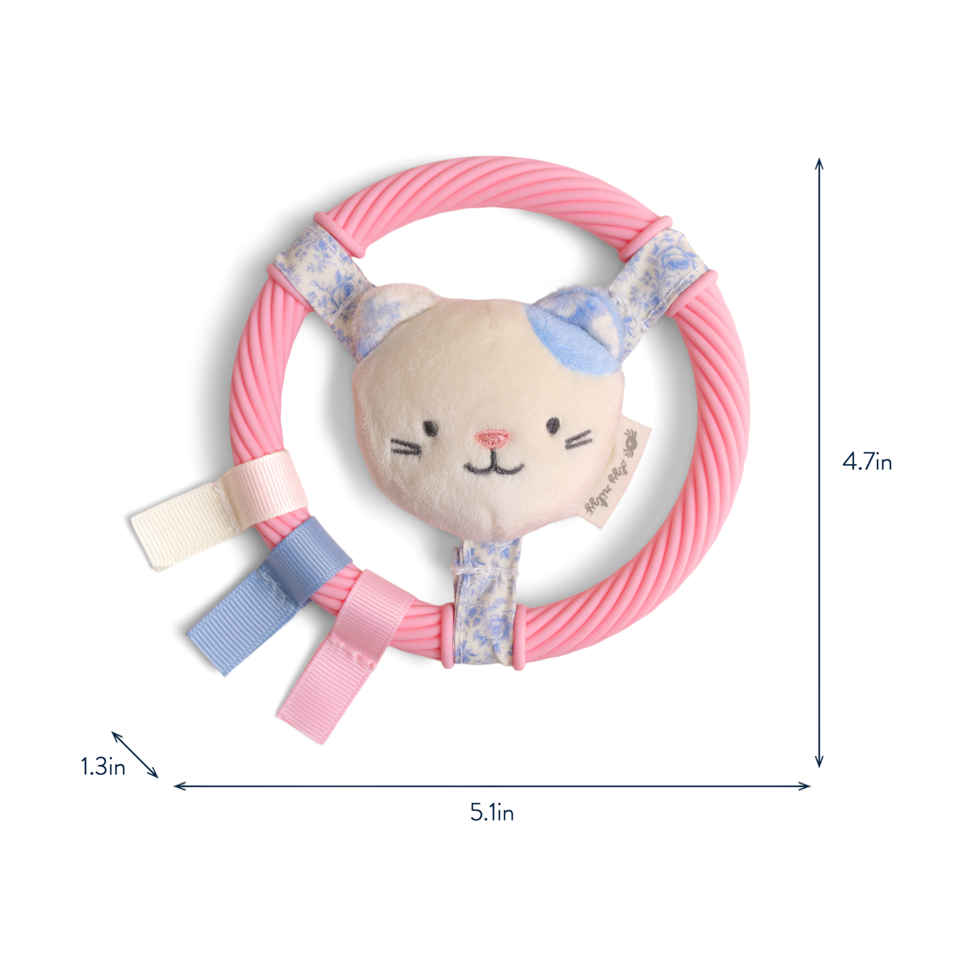 Itzy Ritzy Itzy Ring Pal Kitty - Pink.