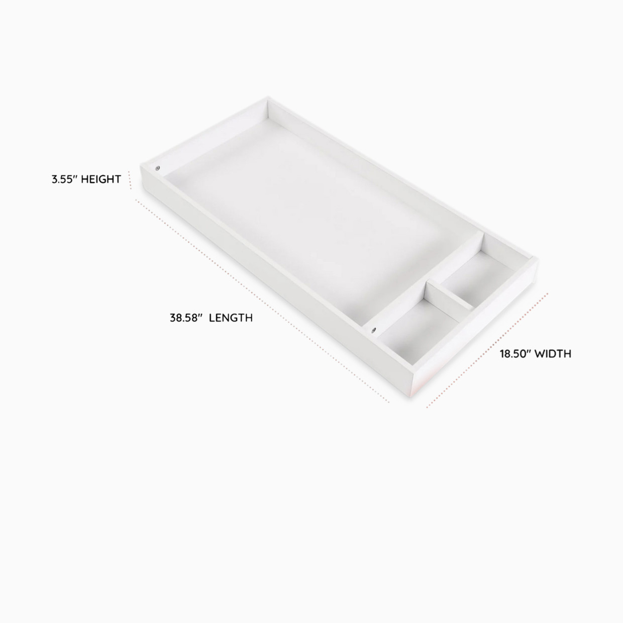 dadada Removable Changing Tray for the Lala Dresser - White.