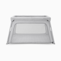 Newton Baby Deluxe Travel Crib & Play Yard | Breathable, Washable Mattress, Foldable Playpen for Toddlers, Travel Bag, Grey