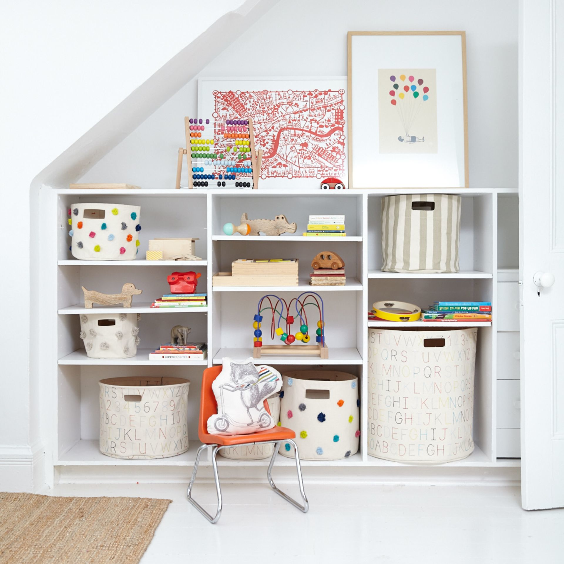 Pehr Pom Pom Storage Bin - Blush Pom Pom.