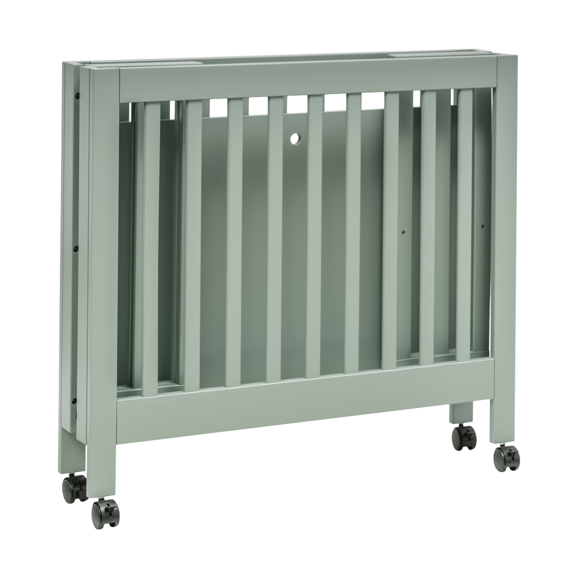 babyletto Origami Mini Crib - Light Sage.