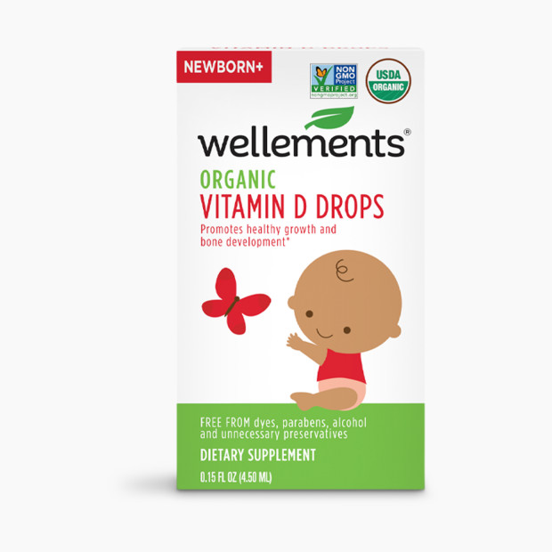 Wellements Organic Vitamin D Drops.