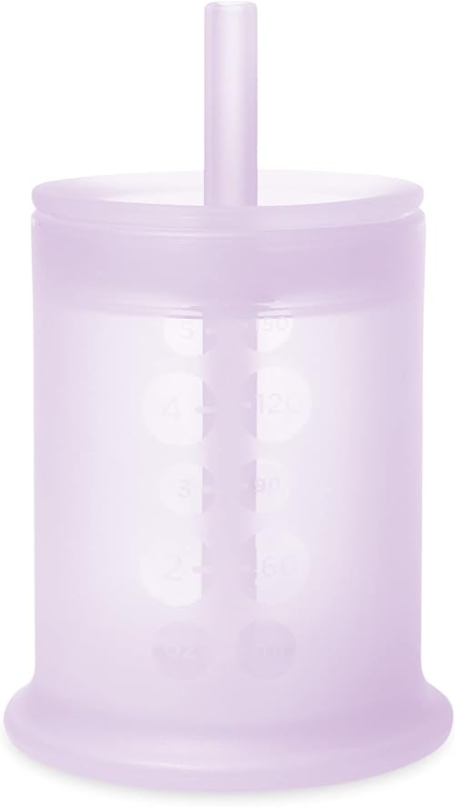 Olababy  Silicone Training Cup with Straw Lid