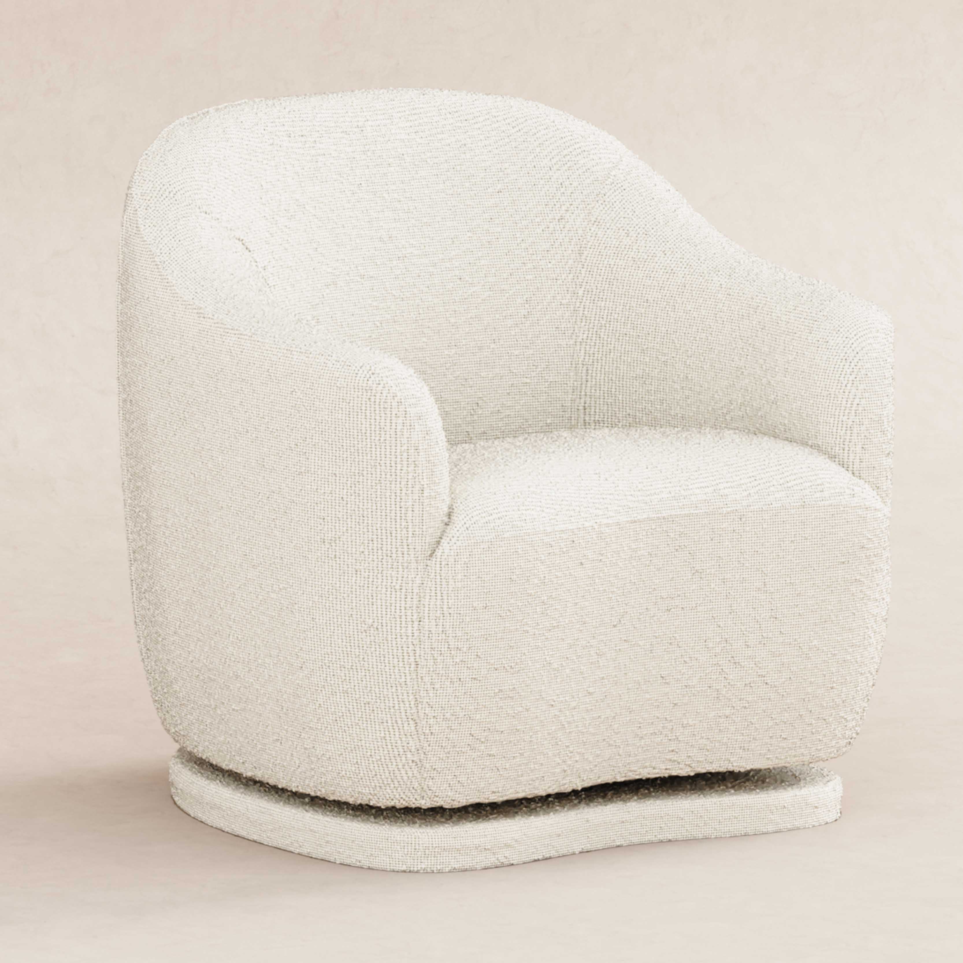 babyletto Foy Glider - Ivory Boucle.