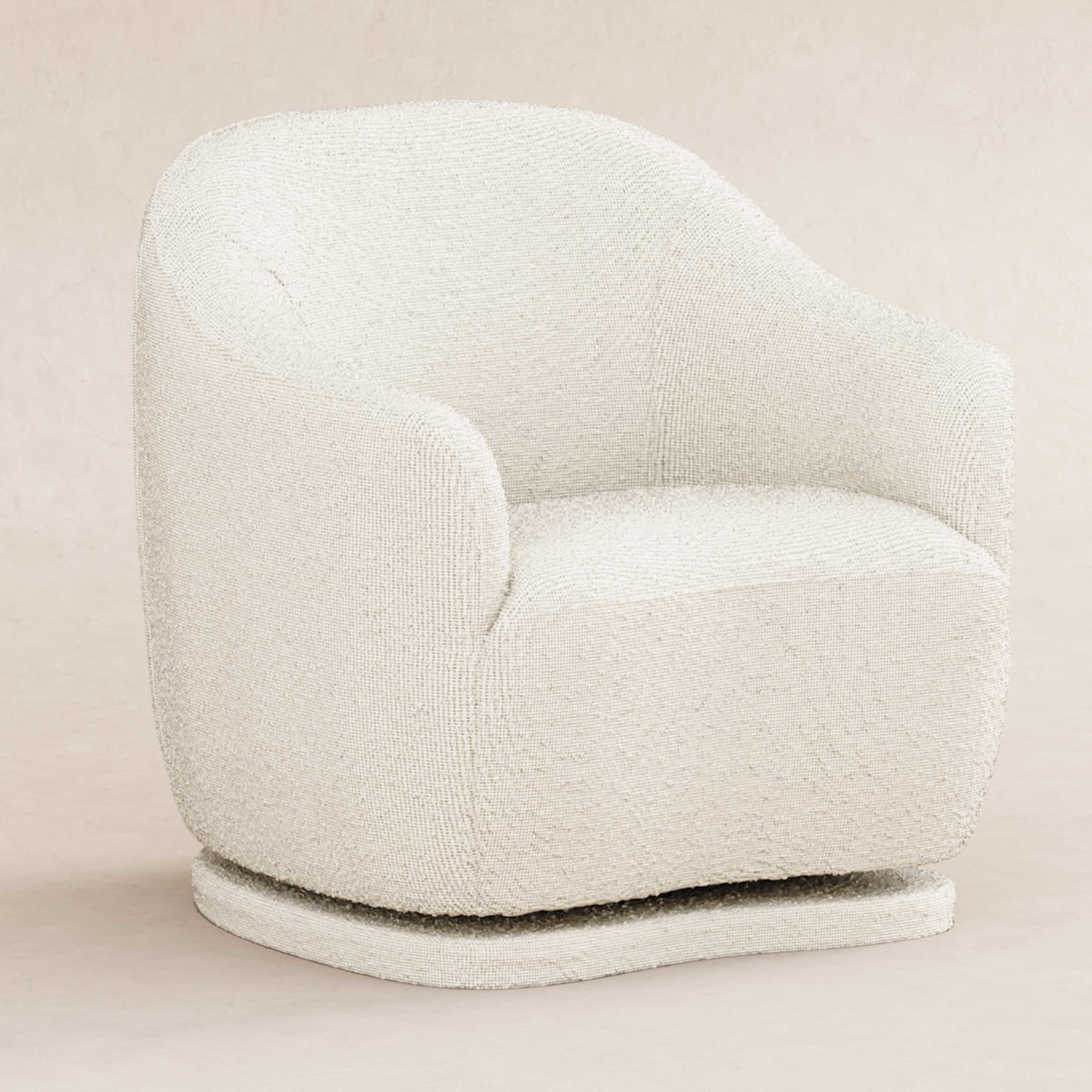 babyletto Foy Glider - Ivory Boucle.