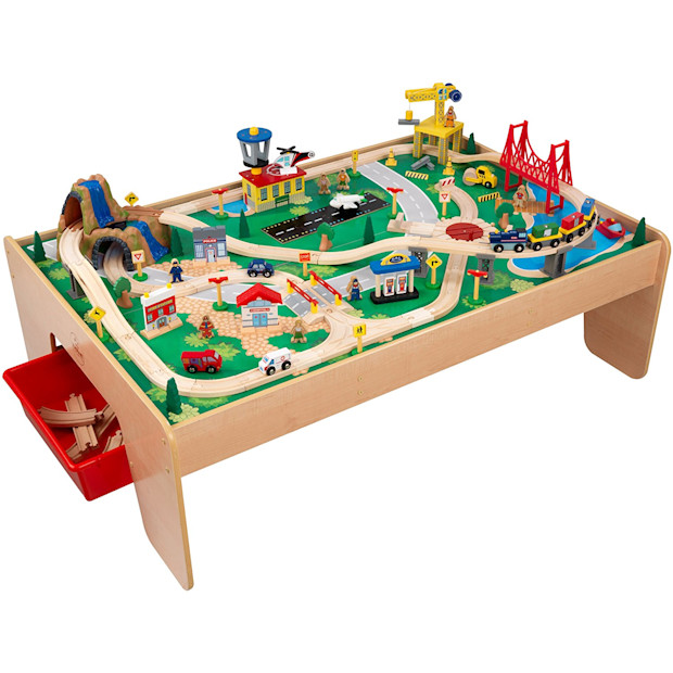 KidKraft Waterfall Mountain Train Set and Table - $148.98.