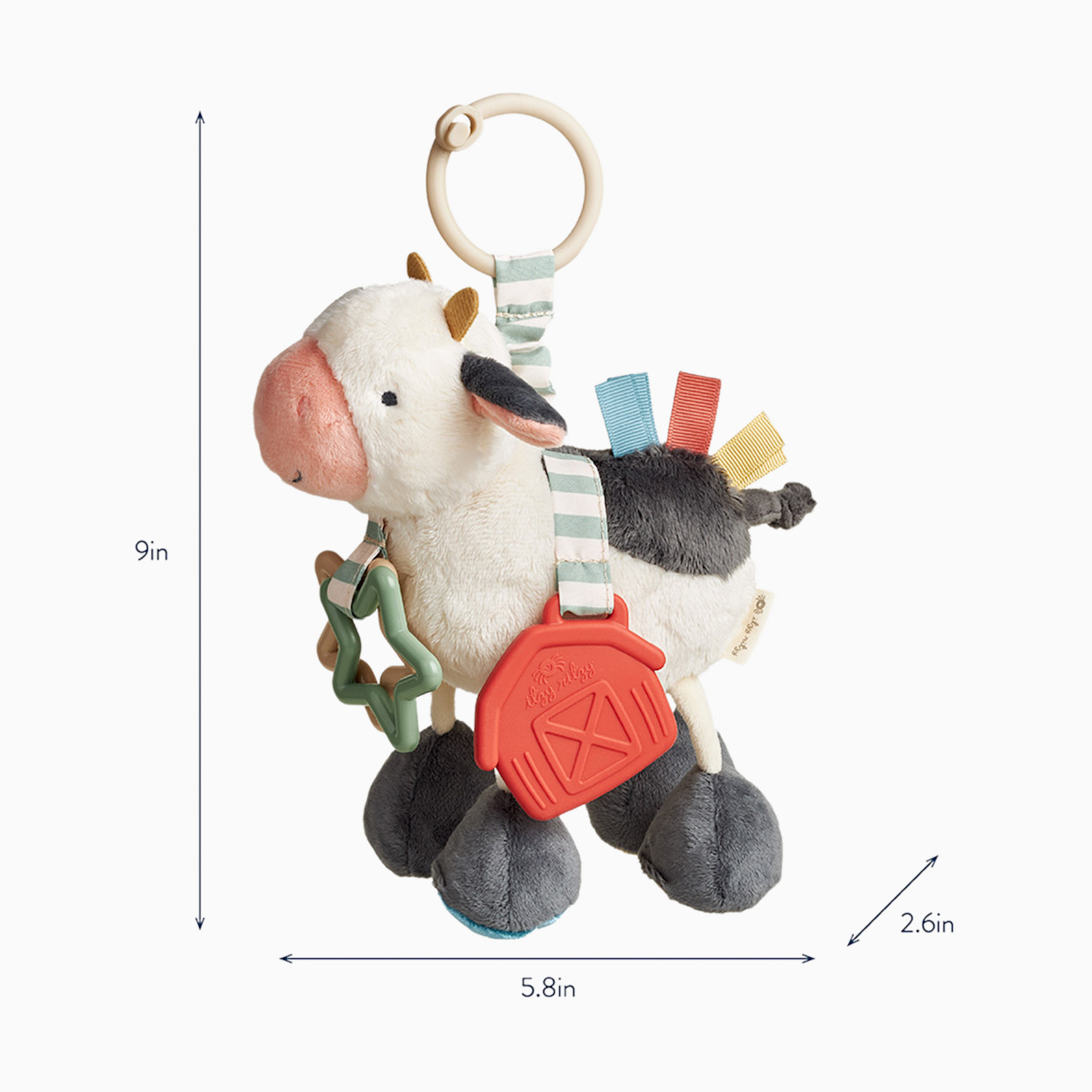 Itzy Ritzy Link & Love Activity Toy - Cow.