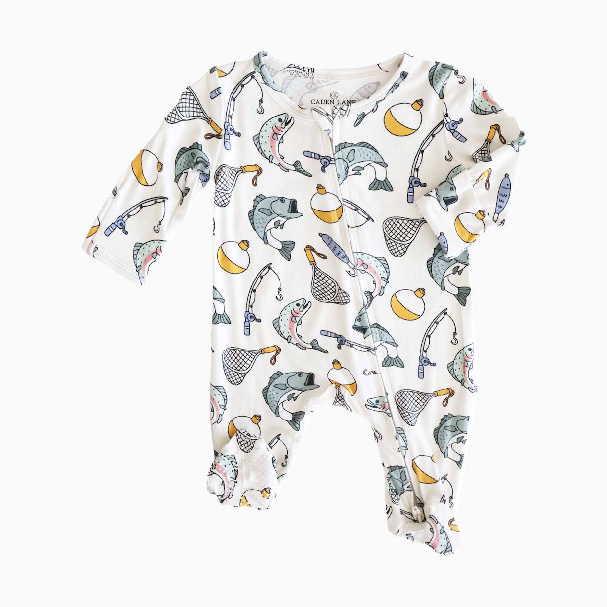 Caden Lane Zipper Footie - Catch Of The Day, 3-6 M.