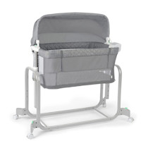 Ingenuity Dream Hero Starlight 3-in-1 Co-Sleeping Bassinet and Crib - Lume (Grey), Unisex, Newborn to 12 Months