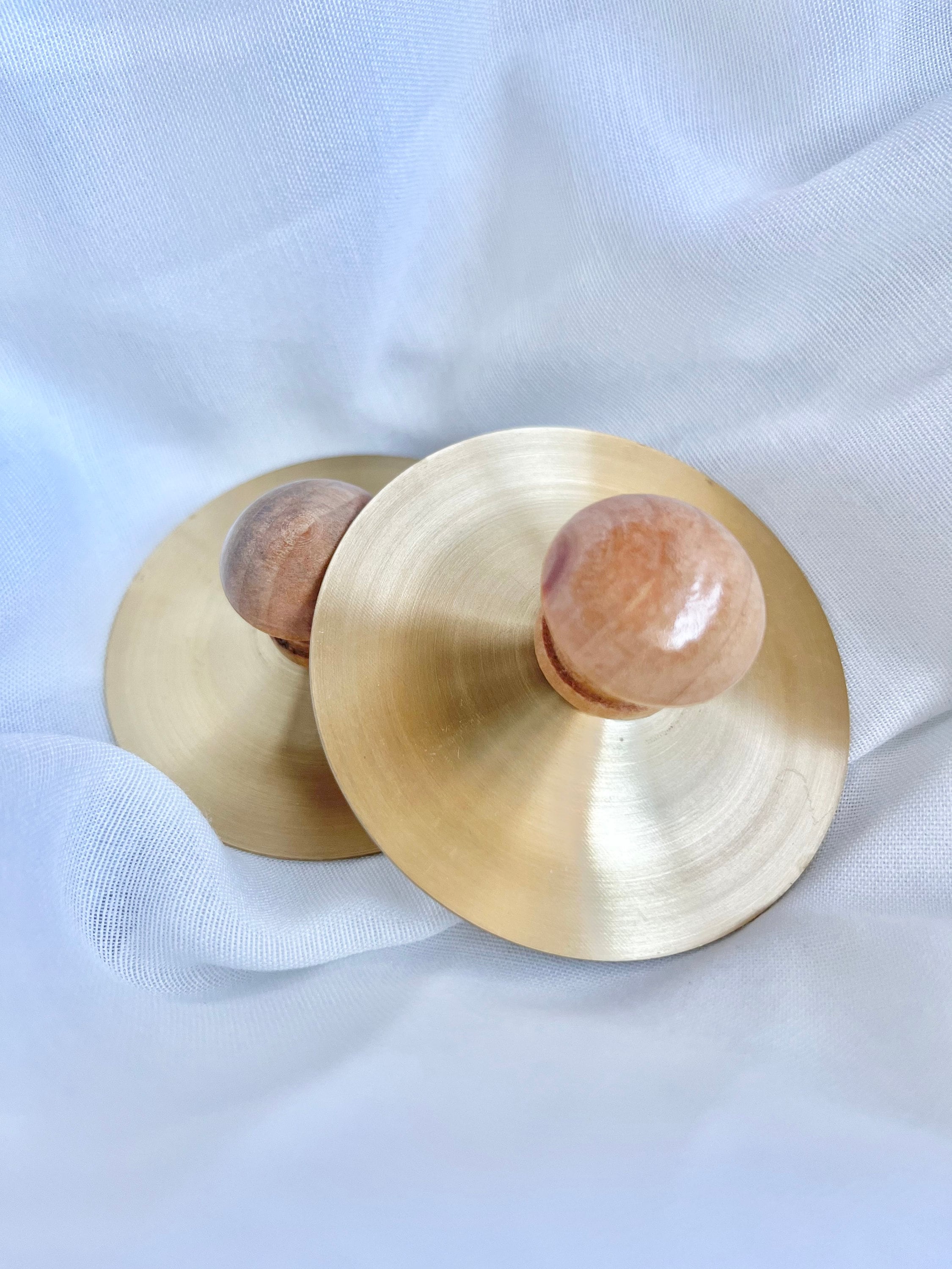 All Wooden Elements Petite Cymbals for Toddlers.