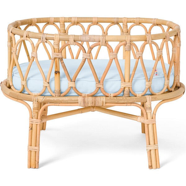 Poppie Rattan Doll Crib.