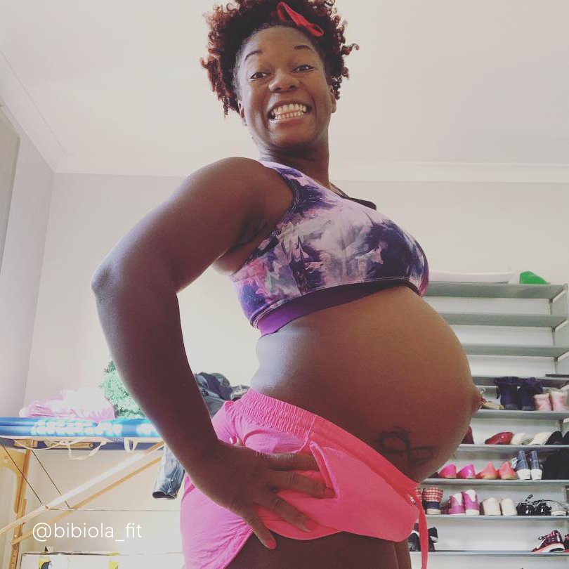 33-weeks-pregnant-bump-bibibola fit