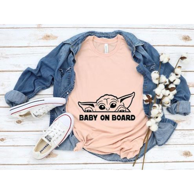 Baby Yoda Maternity Shirt - $16.26.
