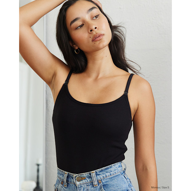 Embrace Soft Ribbed Nursing Tank.