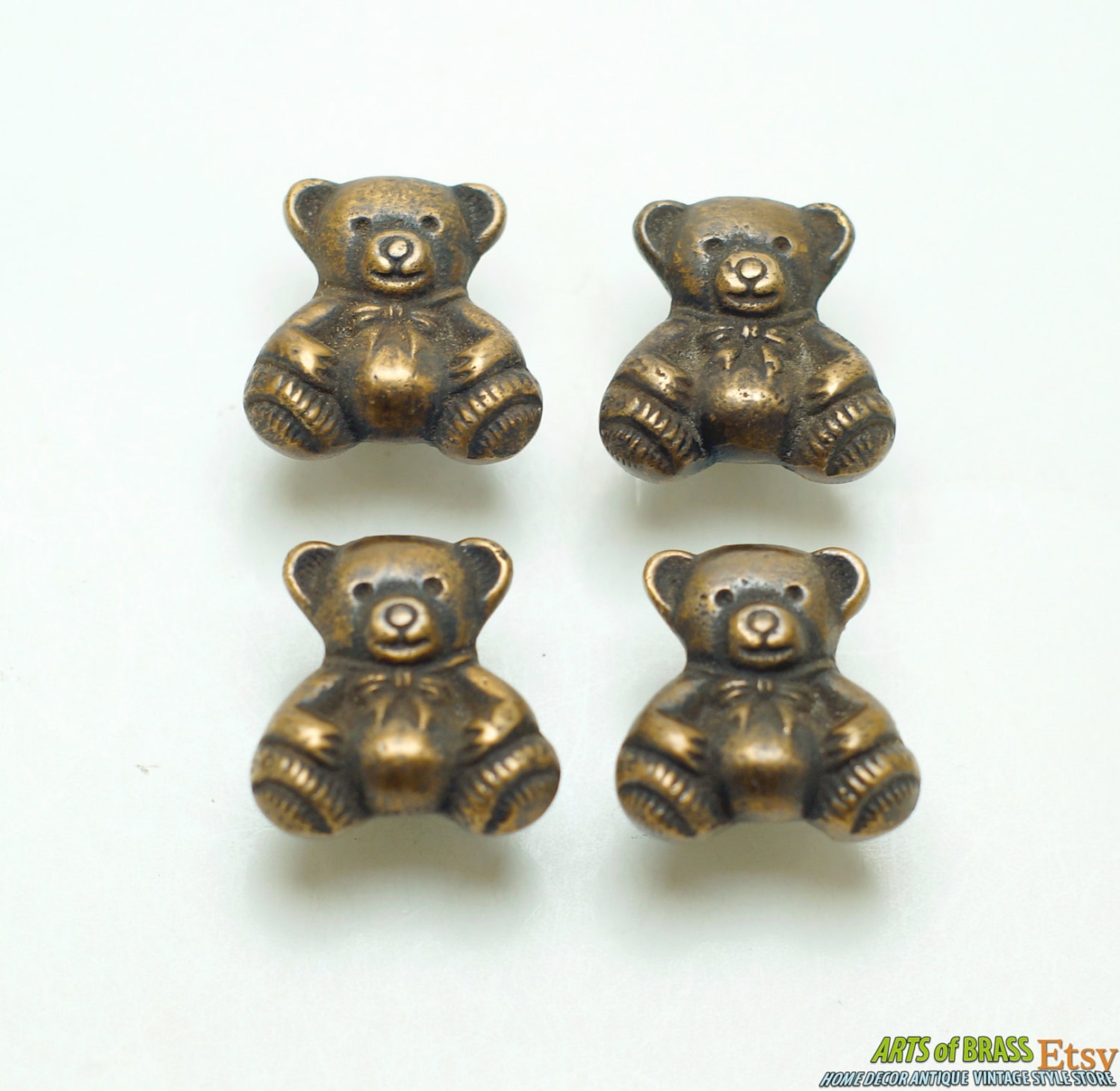 Vintage Teddy Bear Knob.