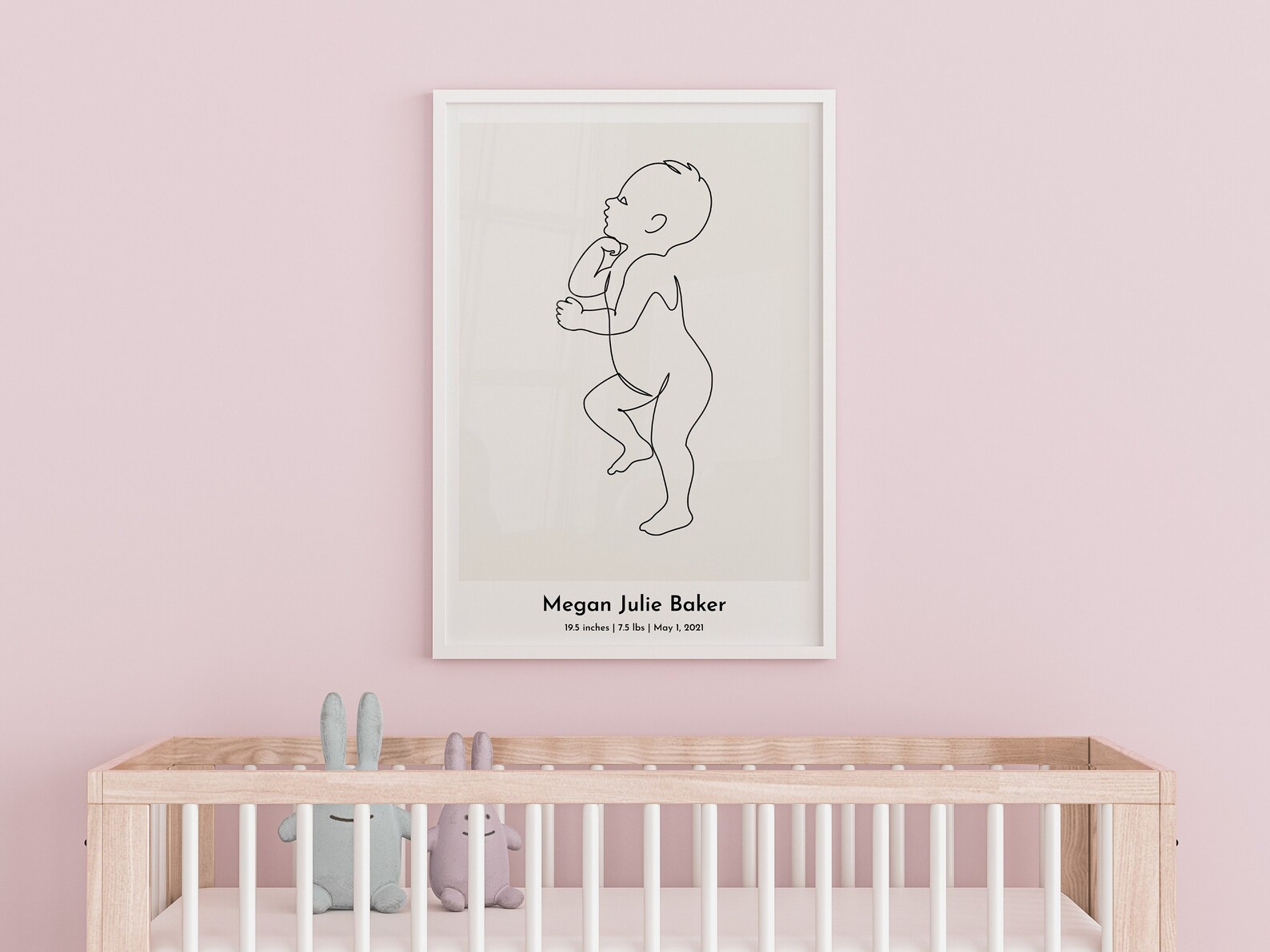 Custom Baby Birth Poster - $23.60+.