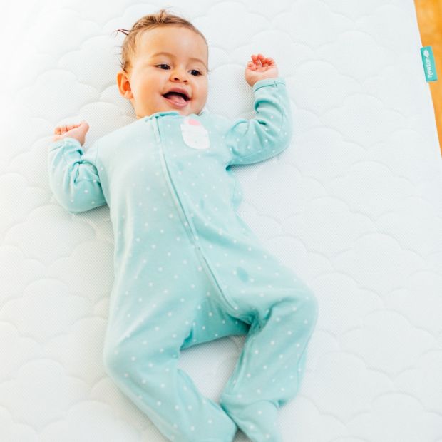 Newton Baby Breathable 2-Stage Crib Mattress - Blue.