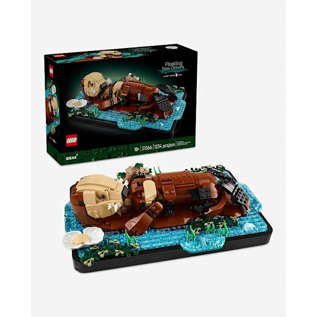 LEGO Floating Sea Otters Building Sets.
