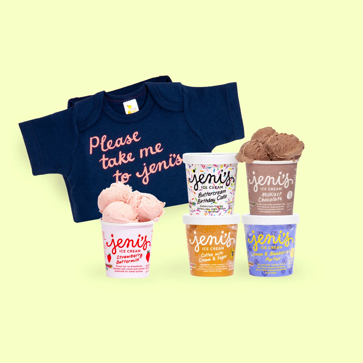 Jeni's Ice Creams Newborn Baby Collection.