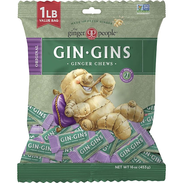The Ginger People GIN GINS Original Ginger Chews.