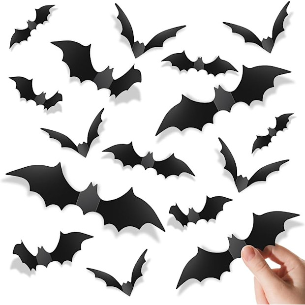 Piteno 140Pcs Bats Halloween Decorations Party Supplies.