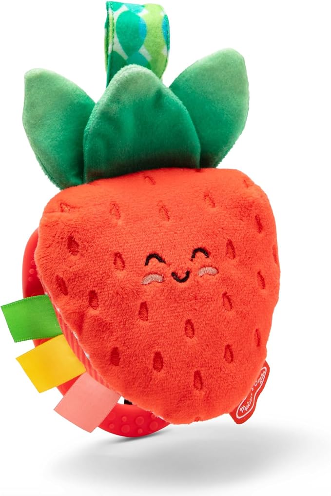 Melissa & Doug  Peek-a-Boo Berry Take-Along Toy with Teether.