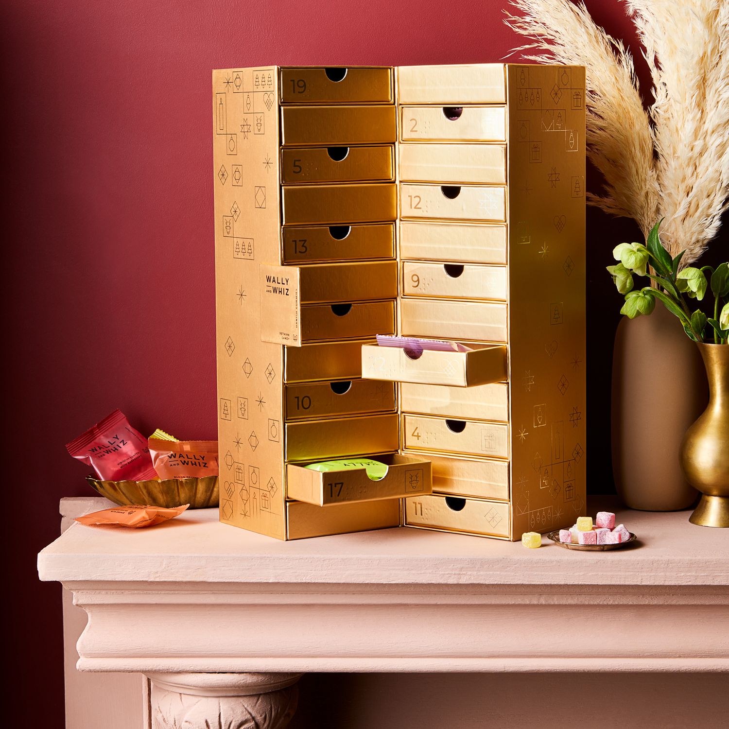 Wally and Whiz Danish Gummy Advent Calendar.