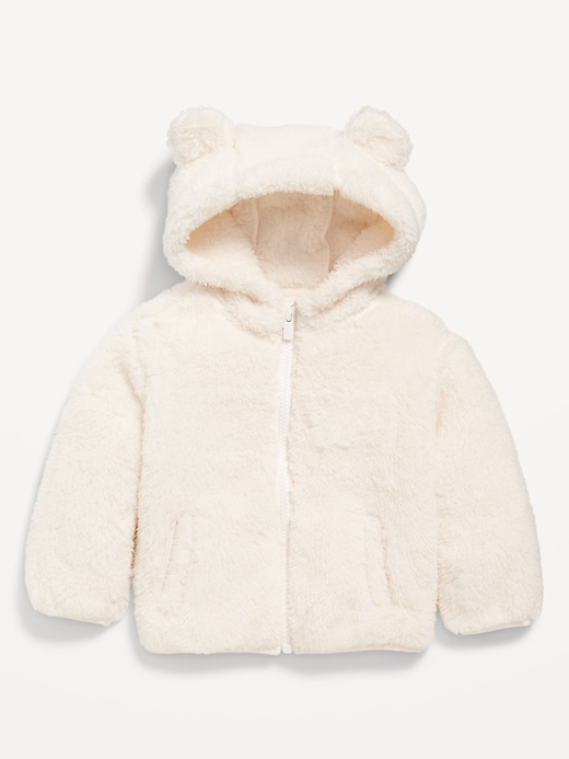 Old Navy Sherpa Critter Zip-Front Hooded Jacket.