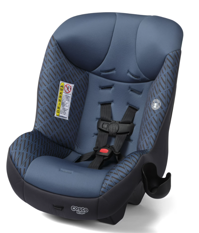 Cosco Kids Scenera Extend Infant & Toddler Convertible Car Seat, black.